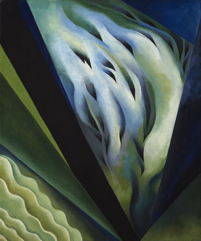 Musique bleue et verte , G. O'Keeffe